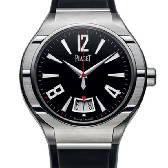 Piaget Polo FortyFive Men's Elegant Black and Silver Automatic Watch - Picture 8 of 9